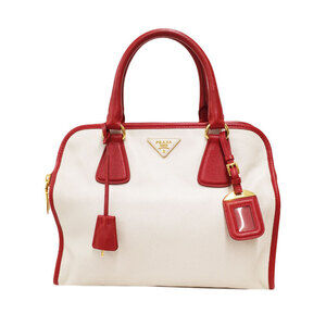 PRADA Two Tone Leather Handbag